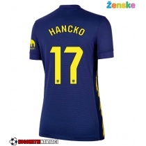 Ženske Nogometnih dresov Atletico Madrid David Hancko #17 Gostujoči 2025-26 Kratki rokavi